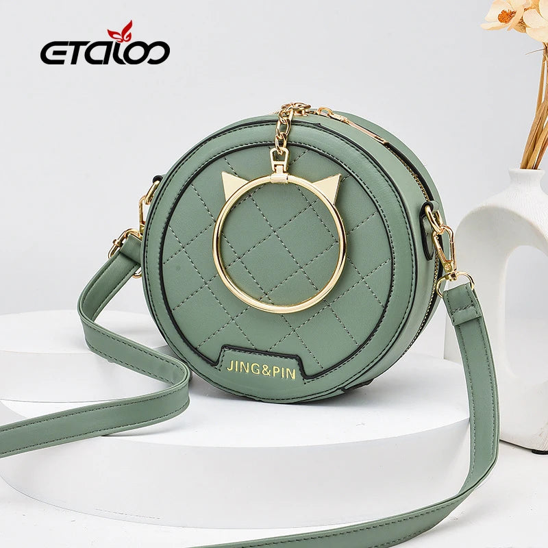 Summer PU Leather Women's Handbag Chain Shoulder Messenger Bag