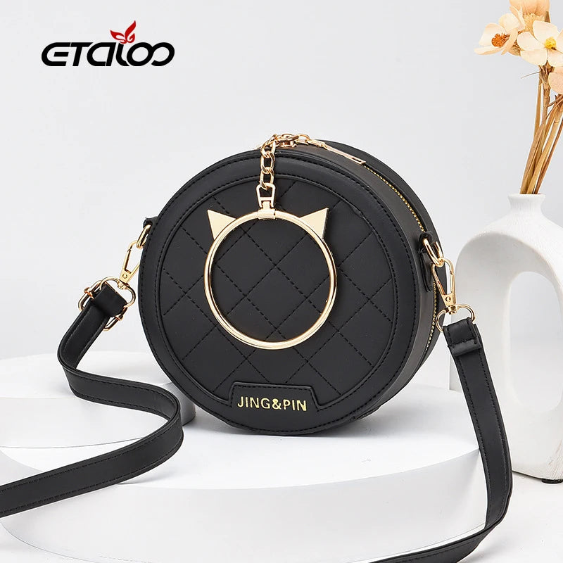 Summer PU Leather Women's Handbag Chain Shoulder Messenger Bag