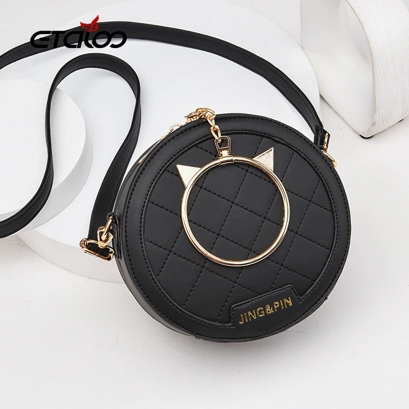 Summer PU Leather Women's Handbag Chain Shoulder Messenger Bag