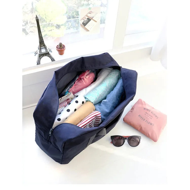 Travel Bag Nylon Large Capacity Duffel Set Lady Men
