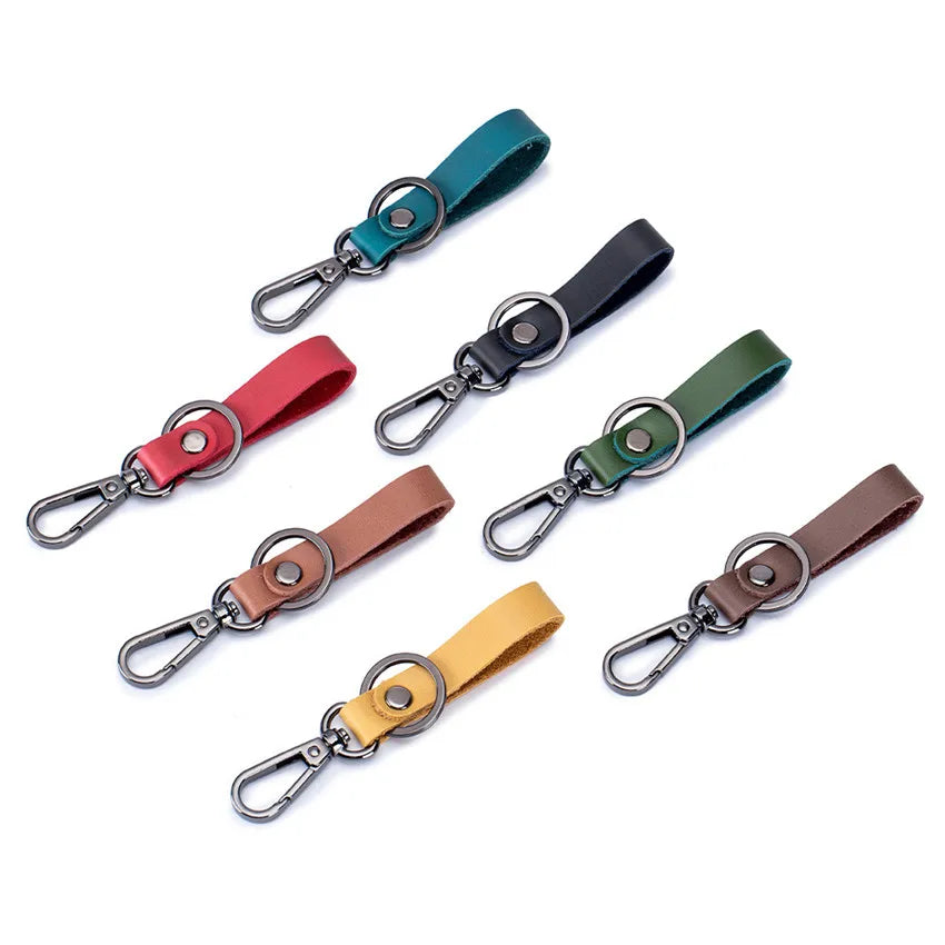 Leather Mens Key Holder Business Male Car Key Case