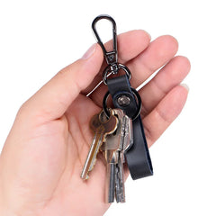 Leather Mens Key Holder Business Male Car Key Case