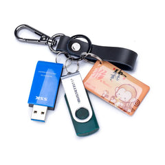 Leather Mens Key Holder Business Male Car Key Case
