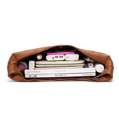 Large Capacity Tote Bag Ladies Soft PU Women Shoulder Bags