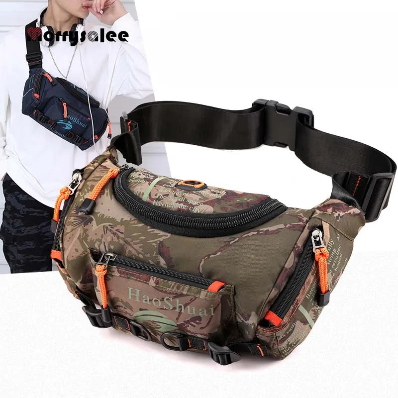 Men's Shoulder Bag High Nylon Sports Messenger Crossbody