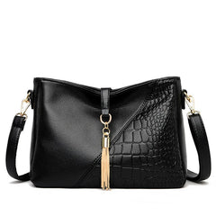 Tassel Women Handbags Leather Shoulder Bags