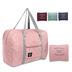 Nylon Travel Bag Large Capacity Tote Duffel for Lady & Men