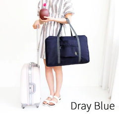 Nylon Travel Bag Large Capacity Tote Duffel for Lady & Men