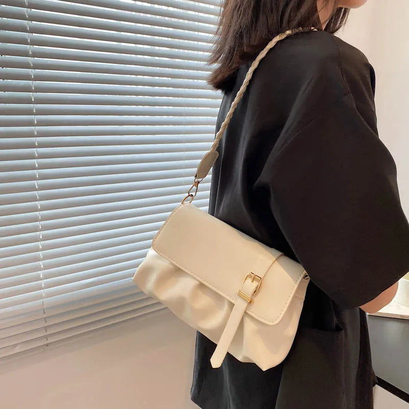 High Tote Handbags Purse Solid Cloud Women Shoulder Bags Stylish Underarm Bag