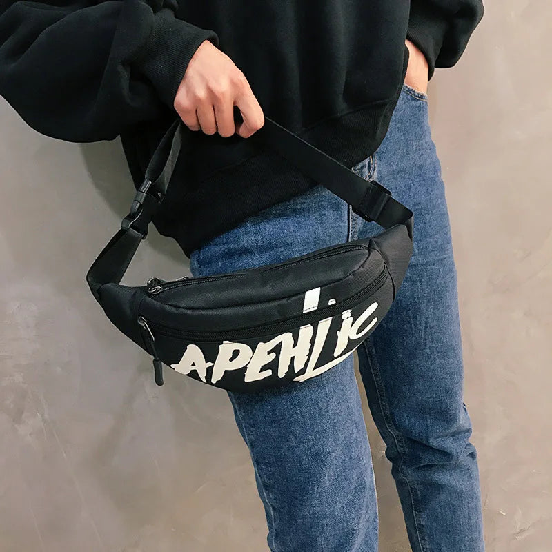 Unisex Waist Fanny Pack Travel Bag Pouch Messenger Crossbody Shoulder Bag