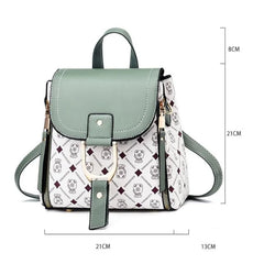 Single Shoulder Portable Version Print Backpack for Women