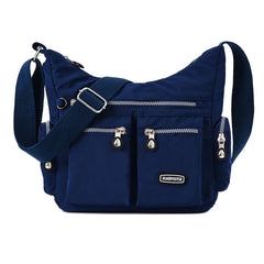 Women's Large Capacity Nylon Shoulder Bag Lightweight Casual Messenger Bag
