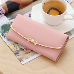 Ladies Long Buckle Wallet Multifunction Clutch Women