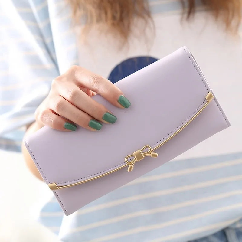 Ladies Long Buckle Wallet Multifunction Clutch Women