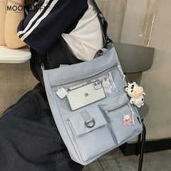 Large Capacity Girl Shoulder Bag Fashionable Students Inclined Shoulder Bag