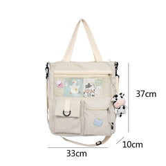Large Capacity Girl Shoulder Bag Fashionable Students Inclined Shoulder Bag