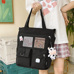 Large Capacity Girl Shoulder Bag Fashionable Students Inclined Shoulder Bag