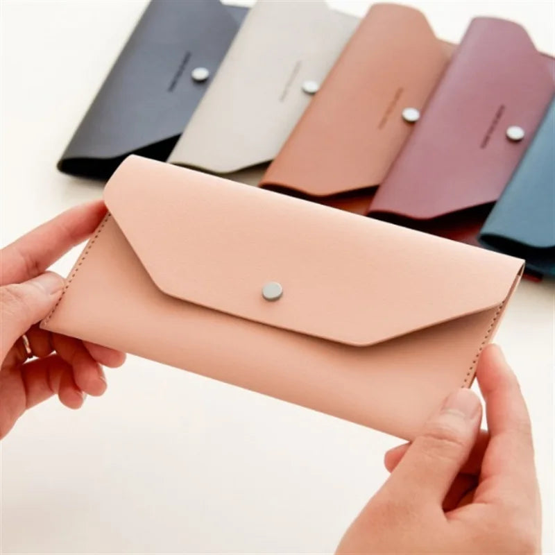 Long Women Wallets Leather Money Clutch Multifunctional Purse