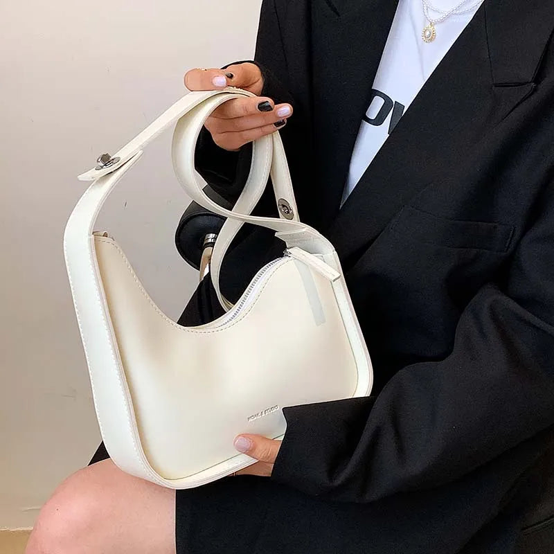 Lemon Leather Crossbody Bag for Women Casual Satchel Handbag