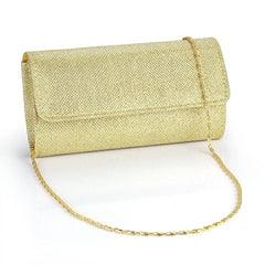 Golden Glitter Dinner Bag Wedding Clutch Chain Shoulder Bag