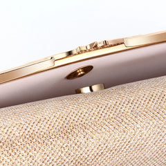 Golden Glitter Dinner Bag Wedding Clutch Chain Shoulder Bag