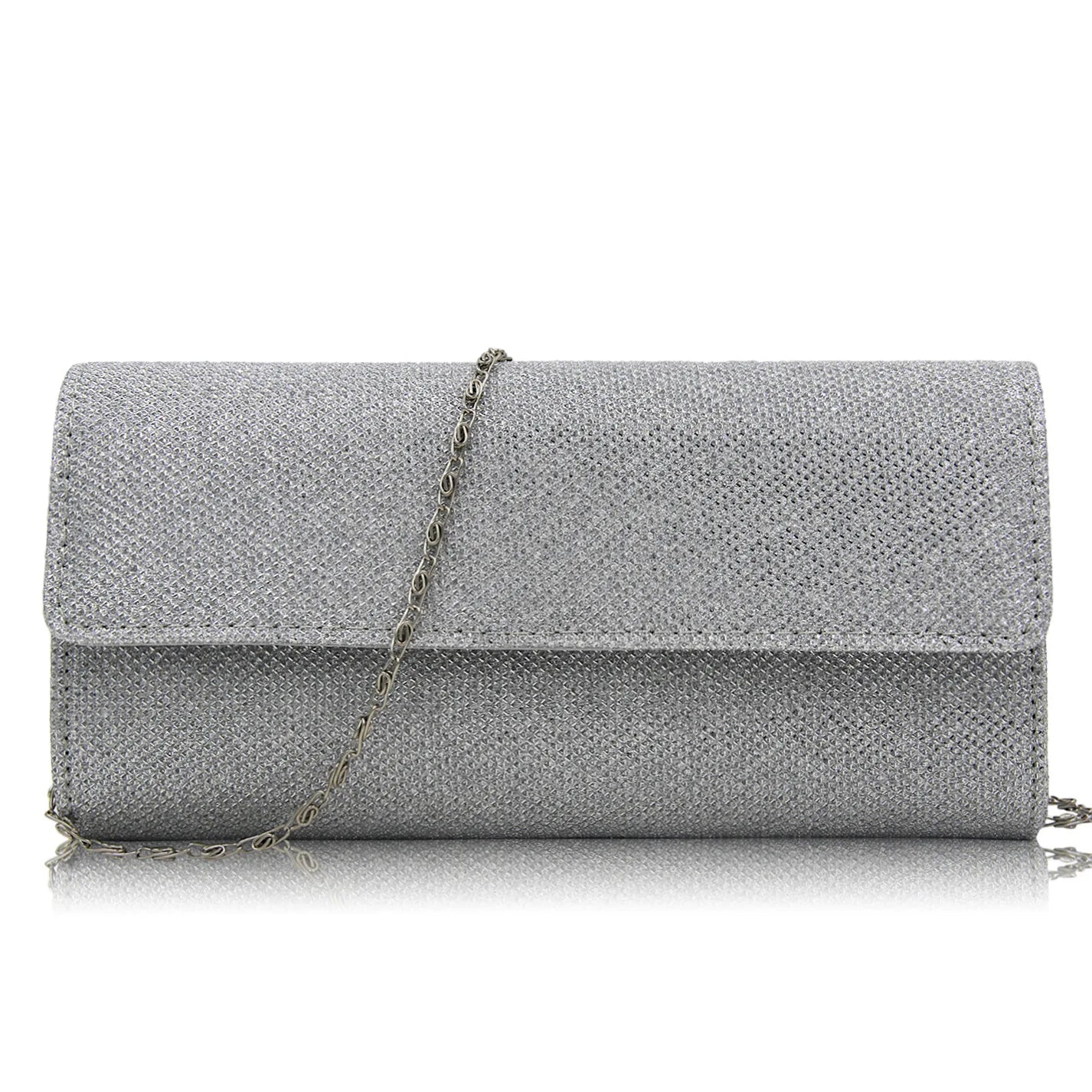 Golden Glitter Dinner Bag Wedding Clutch Chain Shoulder Bag
