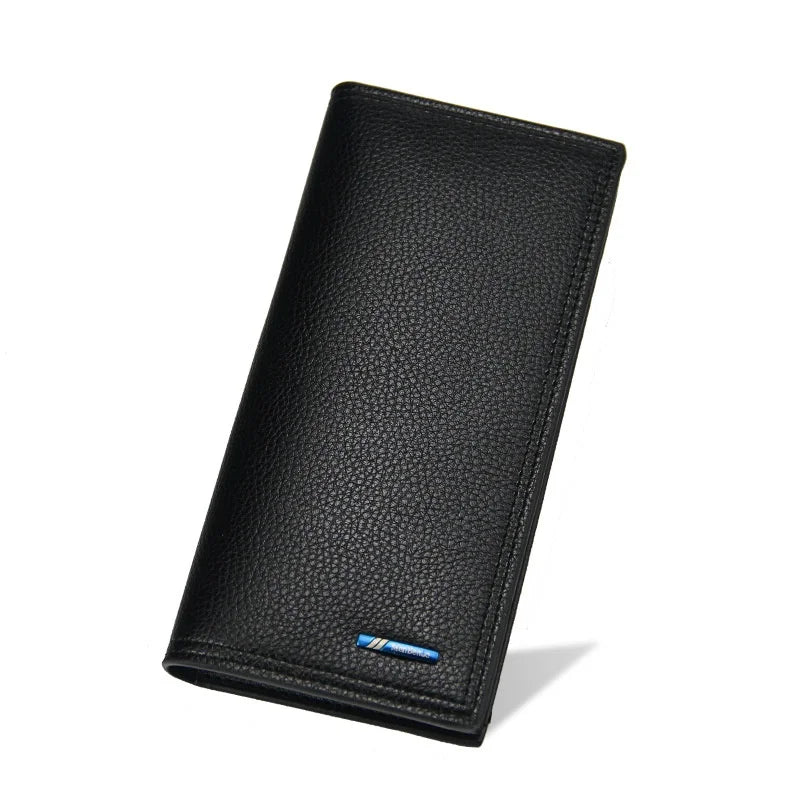 Men's Long Magnetic Buckle Wallet Envelope Style