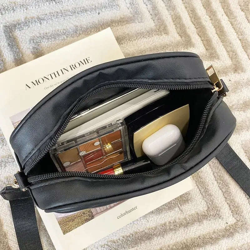 Embroidered Camera Female Messenger Bag Ladies Crossbody Shoulder Bags