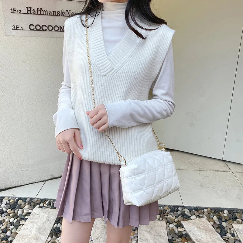 Women's Messenger Bag Camera Cosmetic Chain Crossbody Shoulder Bag