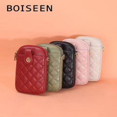 Soft Female Shoulder Bag Summer Small Zipper Girl Phone Pocket Mini Bag