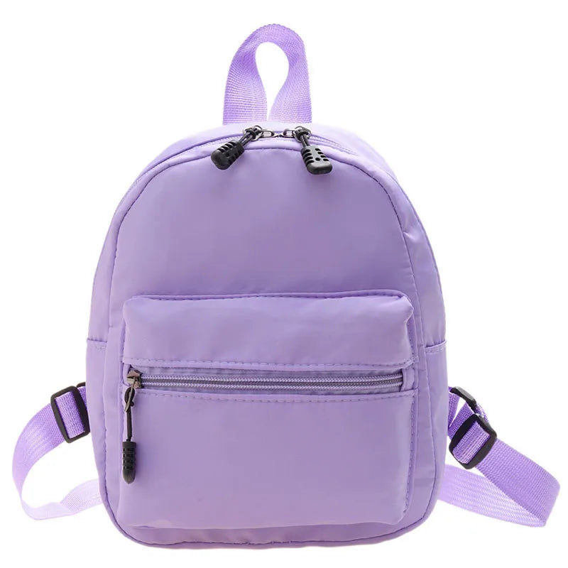 Mini Women's Nylon Backpack Small School Bags Rucksack Teen Girls Casual