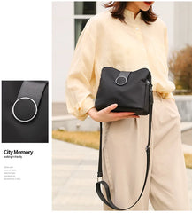 Multi-layer Nylon Shoulder Messenger Bag for Women