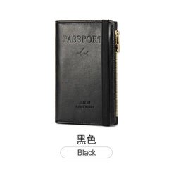 RFID Travel Passport Wallet Document Holder Clutch Bag