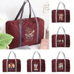 Foldable Nylon Travel Bag Large Capacity Luggage
