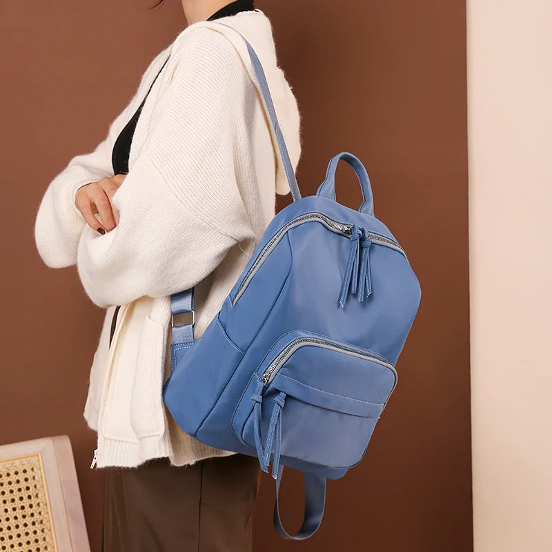 Oxford Waterproof Backpack for Women Large Capacity School Bags