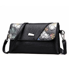 PU Leather Soft Clutch Bag Women Small Shoulder Messenger Bag