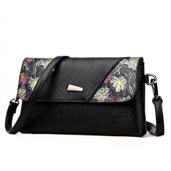 PU Leather Soft Clutch Bag Women Small Shoulder Messenger Bag