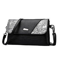 PU Leather Soft Clutch Bag Women Small Shoulder Messenger Bag