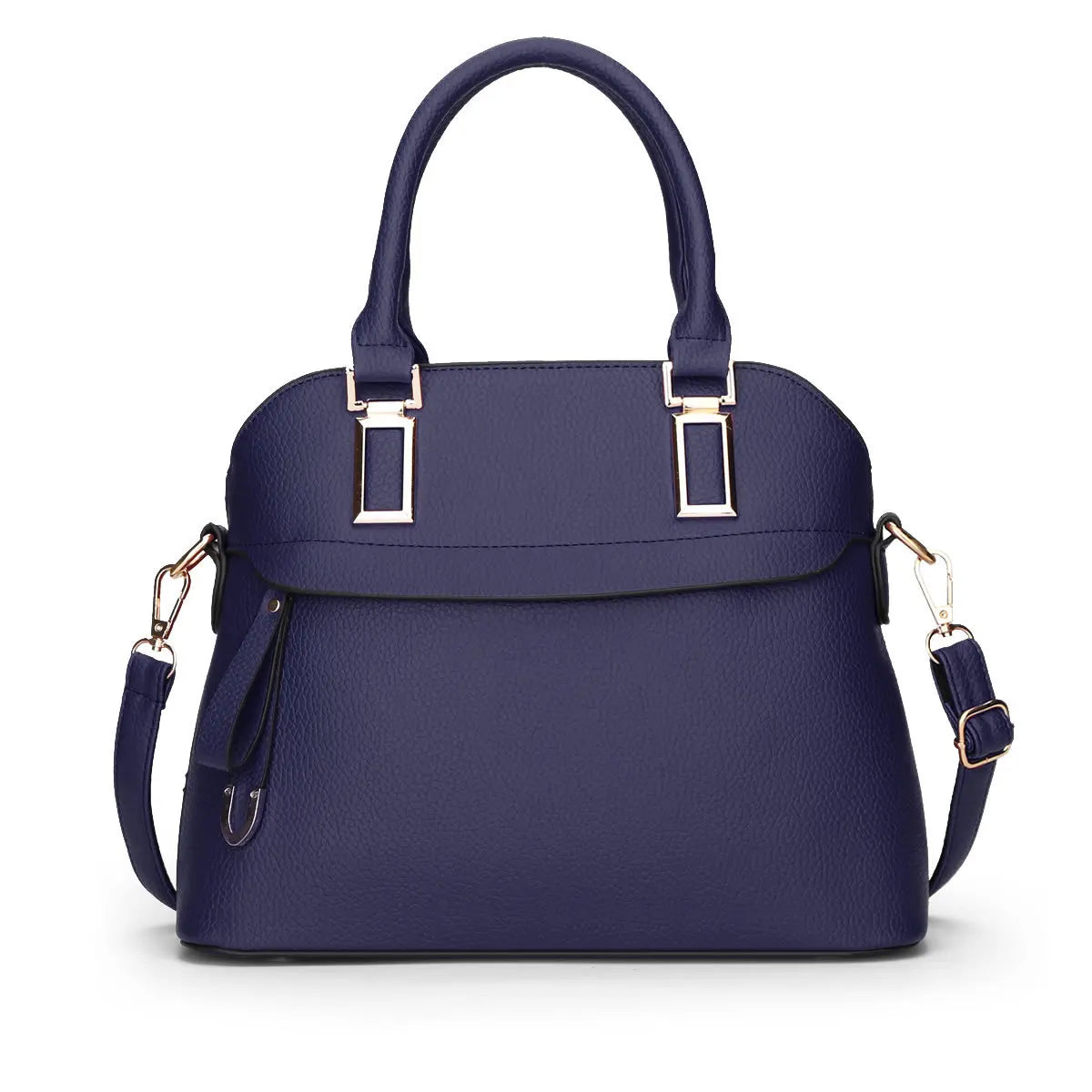 PU Leather Solid Shoulder Handbag Messenger Bag