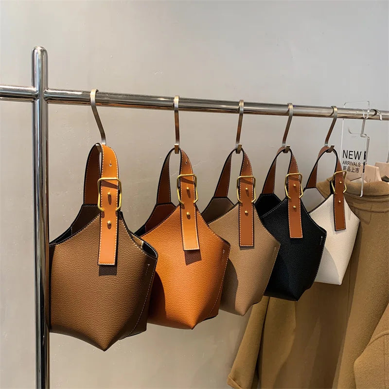 Retro Brown Messenger Bag Small Women's Handbag