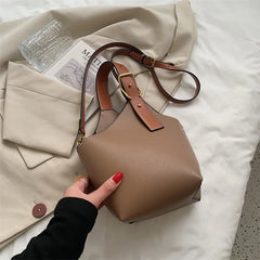 Retro Brown Messenger Bag Small Women's Handbag