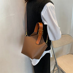 Retro Brown Messenger Bag Small Women's Handbag