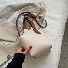 Retro Brown Messenger Bag Small Women's Handbag