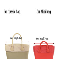 Microfiber Waterproof Fabric Cloth for O Bag Classic Mini