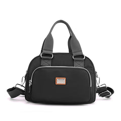 Women's Large Nylon Waterproof Crossbody Bag with Zipper Closure