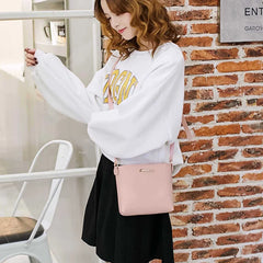 Retro Casual Shoulder Bag PU Three-dimensional Female Messenger Bag