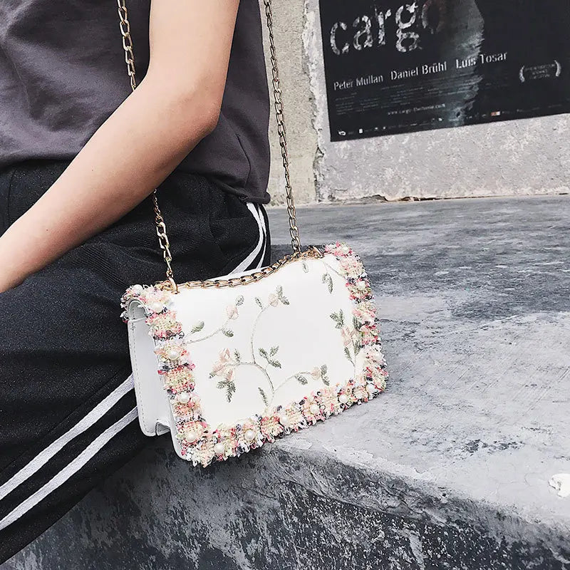 Summer Style Messenger Bag Chain Shoulder Bag