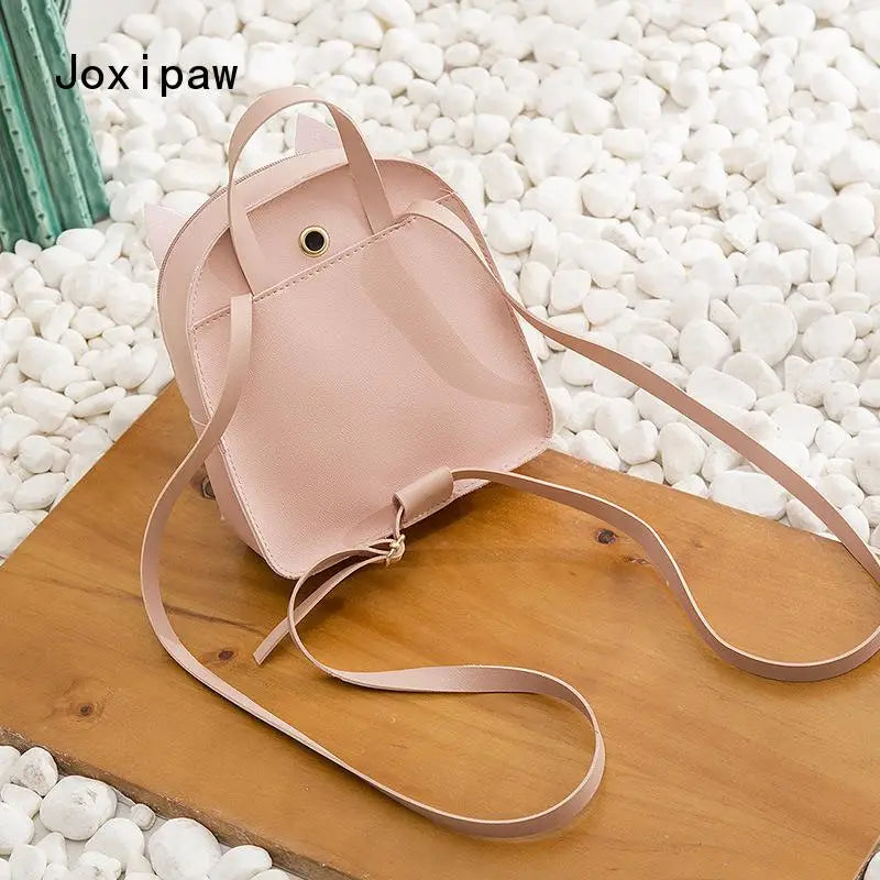 Vintage Casual Plush Mini Backpack for Women