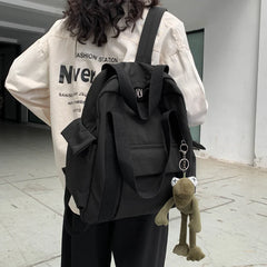 Waterproof Nylon Backpack School Bag For Girl