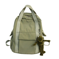 Waterproof Nylon Backpack School Bag for Teenage Girl Shoulder Travel